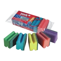 Scouring sponge with grip 5 pcs
