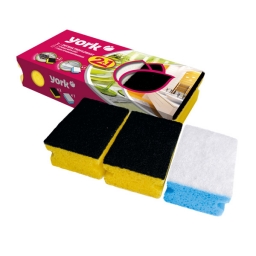 Sponge with grip CLEAN & SHINE 3 pcs