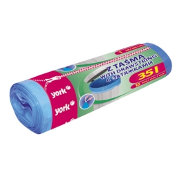Worki na śmieci z taśmą 35 l / 15 szt.