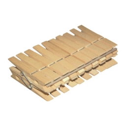 Wooden clothes pegs 20 pcs